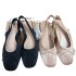 ZA Autumn New Ballet Style Flat Sandals for Women 2024 Butterfly Knot One Straw Headband Sandals French Small Coolers