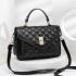 2024 Fashion Single Shoulder Crossbody Bag with Diamond Grid Handbag, Korean Edition Casual Single Shoulder Crossbody