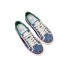 G Home Embroidery 1977 Retro Canvas Shoes High Version Old Flower Color blocked Unisex Casual White Shoes Sports Shoes