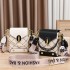 【 Shichen Women's Bag 】 Small Bag for Women 2024 New Crossbody Bag Fashion Embroidery Thread Chain Small Bag Mini Phone Bag