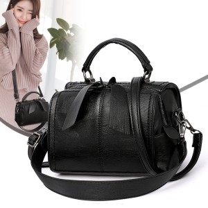 Bag for women 2024 Korean version new winter fashion handbag shoulder bag crossbody bag simple soft leather bag hair replacement