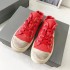 2022 Summer Paris New High Top Canvas Shoes for Women, Aged, Casual, Breathable, Half Dragged, Outdoor, Small Dirty Shoes, Couple, Men