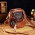 Mongolian retro square sheepskin hot selling bag, women's bag trend new bag, women's fashion single shoulder hand-held bag, diagonal cross bag