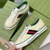 G Home Embroidery 1977 Retro Canvas Shoes High Version Old Flower Color blocked Unisex Casual White Shoes Sports Shoes