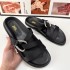 ZA Summer New Product 2024 Foreign Trade Fashion Round Head Thick Bottom Cross Water Diamond Buckle Decoration Versatile Casual Sandals for Women