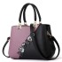 Bag 2024 New Fashionable Women's Big Bag Foreign Trade Handbag Korean Edition Color Contrasting Hairball Shoulder Diagonal Cross Bag Hair Collection