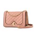 Women's 2024 Spring/Summer Korean Edition Small Fragrant Wind Ling Grid Chain Bag Single Shoulder Handheld Diagonal Cross Fashion Personalized Women's Bag