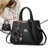 Bag 2024 New Fashionable Women's Big Bag Foreign Trade Handbag Korean Edition Color Contrasting Hairball Shoulder Diagonal Cross Bag Hair Collection