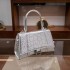 This year's popular bags for women 2024, new high-end French niche hourglass bags, popular handheld single shoulder crossbody bags