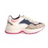 2022 Autumn/Winter Genuine Leather Air Cushion Dad Shoes Sponge Cake Thick Bottom Retro Leisure Color blocked Printed Couple Sports Women's Shoes Trendy