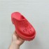 G Home Baotou Cave Shoes Thick soled Women's Slippers for Outdoor Wear 2022 Summer Beach Shoes Women's Sponge Cake Bottom Shoes Trawl Red Style