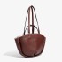 ZA One Shoulder Handheld Tote Bag 2024 Autumn New Product Fashionable Large Capacity Brown Commuter Mother and Child Bag Shopping Bag