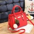 Bag for women 2024 European and American new fashionable single shoulder small bag, double-layer large capacity wool ball hand-held diagonal cross women's bag