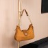 American retro deerskin velvet underarm baguette bag cross-border new niche fashion hand-held single shoulder crossbody crescent bag