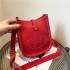 Bag women's bag 2024 new Evelyn bucket bag mini mini TOGO shoulder crossbody women's bag solid color small square