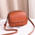 Strength Factory 2024 New Summer Simple Women's Small Round Bag Korean Version Student Mobile One Shoulder Cross Shoulder Bag Trend