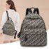 Fashionable and trendy brand backpack 2024 new Oxford canvas casual versatile lightweight printed high-end travel backpack