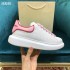 McQueen Little White Shoes for Women 2022 Spring and Autumn New High Quality Genuine Leather Thick soled Interior Height Increase Casual Sports Couple Shoes