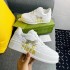 G family sponge cake thick sole white shoes for women 2022 new breathable couple round toe with increased height plus large size sports and leisure shoes