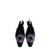 2024 ZA Summer New Fashionable Women's Shoes Black Color Diamond Decorative Details Bare Heels Flat Shoes Sandals for Women