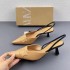 ZA New 2024 Summer Fine Heel Pointed Shallow Mouth Sandals for Women, with a Single Buckle and Strap Back, Exposed Heels, Female Trendy