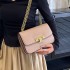 TB Cross border Women's Bag New 2023 Fashion Small Square Bag Tofu Bag Temperament Single Shoulder Bag Ins Premium Cross body Bag