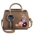 New 2024 Fashion Women's Flower Single Shoulder Crossbody Bag for Women, European and American Trendy Handheld Small Bag, Foreign Trade Shipping Agency