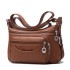 Wholesale soft leather shoulder bag for women 2024 new middle-aged mother bag casual crossbody middle-aged and elderly women's bag trend