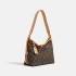 Light luxury vintage flower tote bag for women 2024 new fashionable and versatile large capacity commuting single shoulder crossbody tote bag