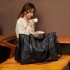 2025 New Genuine Leather Women's Bag Tote Bag Summer Handheld Big Bag Leather Work Commuter Shoulder Bag Women's Large Capacity