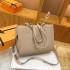 Cross border popular women's bag fashion tote bag large capacity new solid color PU handbag high-end women's crossbody bag