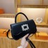 Bags women's bag 2024 new high-end versatile diamond bag niche small square bag cross-border hot selling high-quality crossbody bag