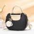 Internet celebrity fashion bag 2024 new trendy spring contrasting handbag women's single shoulder diamond grid armpit bag one piece hair replacement