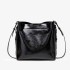 Z Home 2024 Autumn New Product Women's Bag Premium Texture Commuter Black Double Strap Single Shoulder Handheld Crossbody Bucket Bag