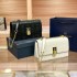 High end Small Square Bag 2024 New Light Luxury Small Square Bag Versatile High end Exquisite Old Flower Versatile Flip Shoulder Bag