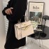 Spring and summer stylish hand-held Kelly bag 2024 new Korean version ins niche shoulder bag versatile crossbody women's bag