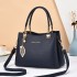 Bag for women 2024 new wedding bag, high-end and atmospheric handbag, large capacity soft leather mother bag, middle-aged crossbody bag