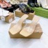 ZA New 2024 Summer Square Head Transparent PVC Strap High Heels Women's Open toed Thin Heels Shallow Mouth Sandals Women's Trendy