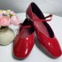 ZA2024 Spring New Product Red Lacquer Leather Mary Jane Women's Shoes Flat Ballet Shoes French Round Head Shallow Mouth Single Shoes