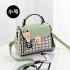 Manufacturer's women's bag 2024 summer new fashionable single shoulder small square bag Korean version crossbody bag, one piece dropshipping