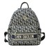 This year's new women's lightweight travel canvas embroidered high-end vintage backpack with large capacity bag for women