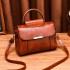 Cross Mirror Fashion Retro Handheld Small Bag for Women 2024 Spring/Summer New Style Fashion Simple Single Shoulder Crossbody Bag Hair Collection