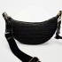 ZA Women's Bag Spring 2024 New Product Crescent Bag Versatile Casual Crossbody Bag Woven Underarm Bag Grass Woven Half Round Bag