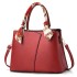 Mother's Day Gift: Mother's Bag, Red Bridal Wedding Bag, 2024 New Style, Simple and Elegant Handbag, Soft Leather Trendy