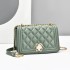 [Women's Bag] 2024 New Fashionable Small Fragrant Style Ling Grid Chain Bag Simple Style Women's Shoulder Bag