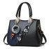 Bag 2024 New Fashionable Women's Big Bag Foreign Trade Handbag Korean Edition Color Contrasting Hairball Shoulder Diagonal Cross Bag Hair Collection