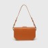 Za's women's bag oil wax leather saddle bag Spain new simple and versatile flip shoulder bag versatile crossbody shoulder bag