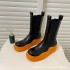 B Martin boots 2022 new thick soled height increasing chimney boots couple plus size Chelsea short boots female internet famous