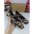 ZA women's shoes 2024 autumn new product flat shoes leopard print casual versatile ballet shoes square toe one foot shallow mouth