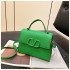 Bags Cross border Foreign Trade European and American Retro Large Capacity Handbag 2024 New Women's Bag Solid Color Commuter Bag Trend